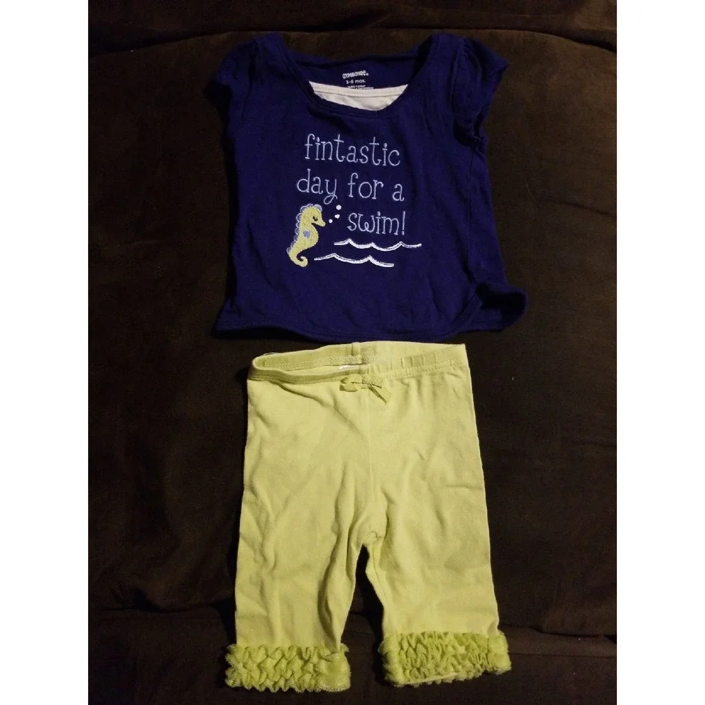 Gymboree Greek isle style 3 6 months outfit